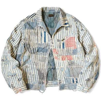 Kapital Liberty Stripe Boro Drizzler Jacket