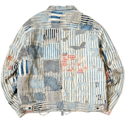 Kapital Liberty Stripe Boro Drizzler Jacket