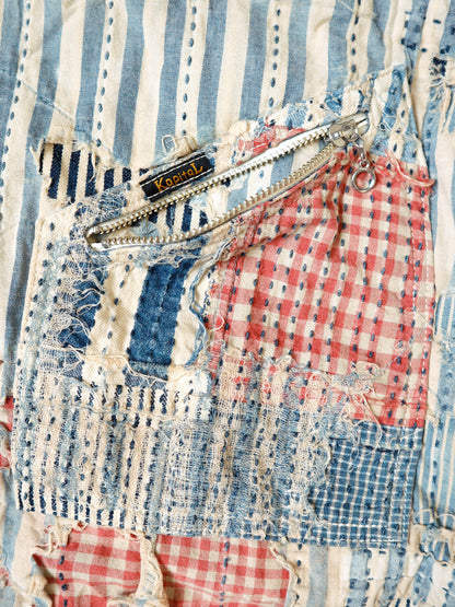 Kapital Liberty Stripe Boro Drizzler Jacket