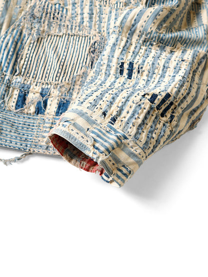 Kapital Liberty Stripe Boro Drizzler Jacket