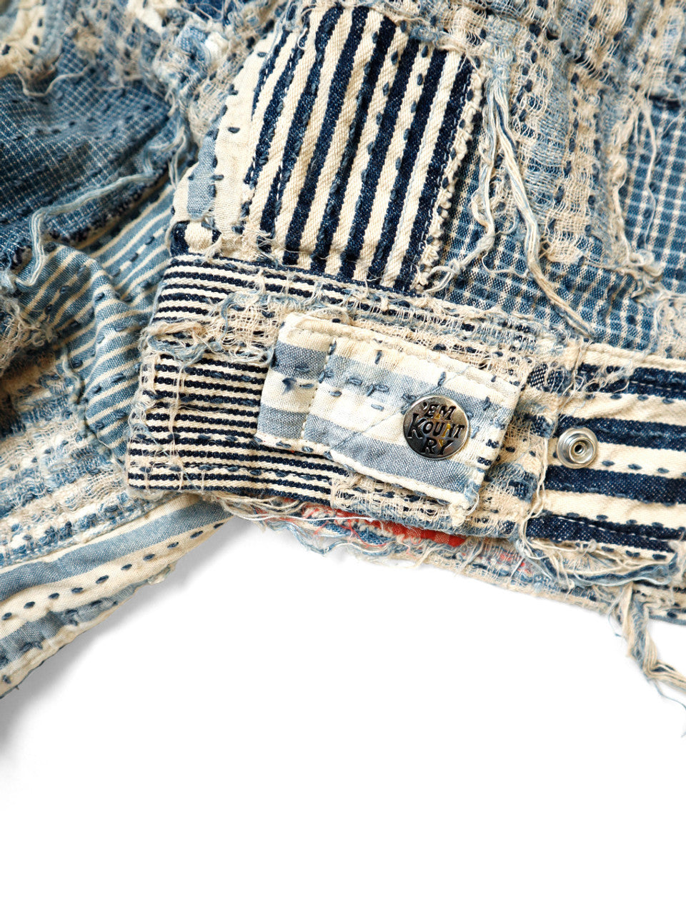 Kapital Liberty Stripe Boro Drizzler Jacket