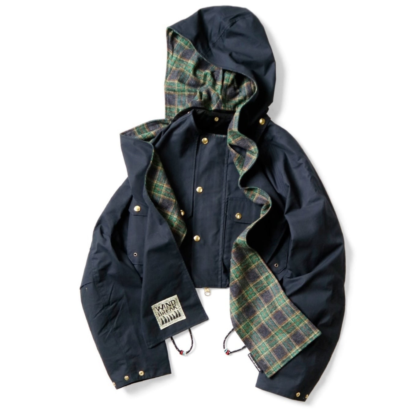 Kapital Cotton Weather Oil-Coated Rabbit Gale Parka