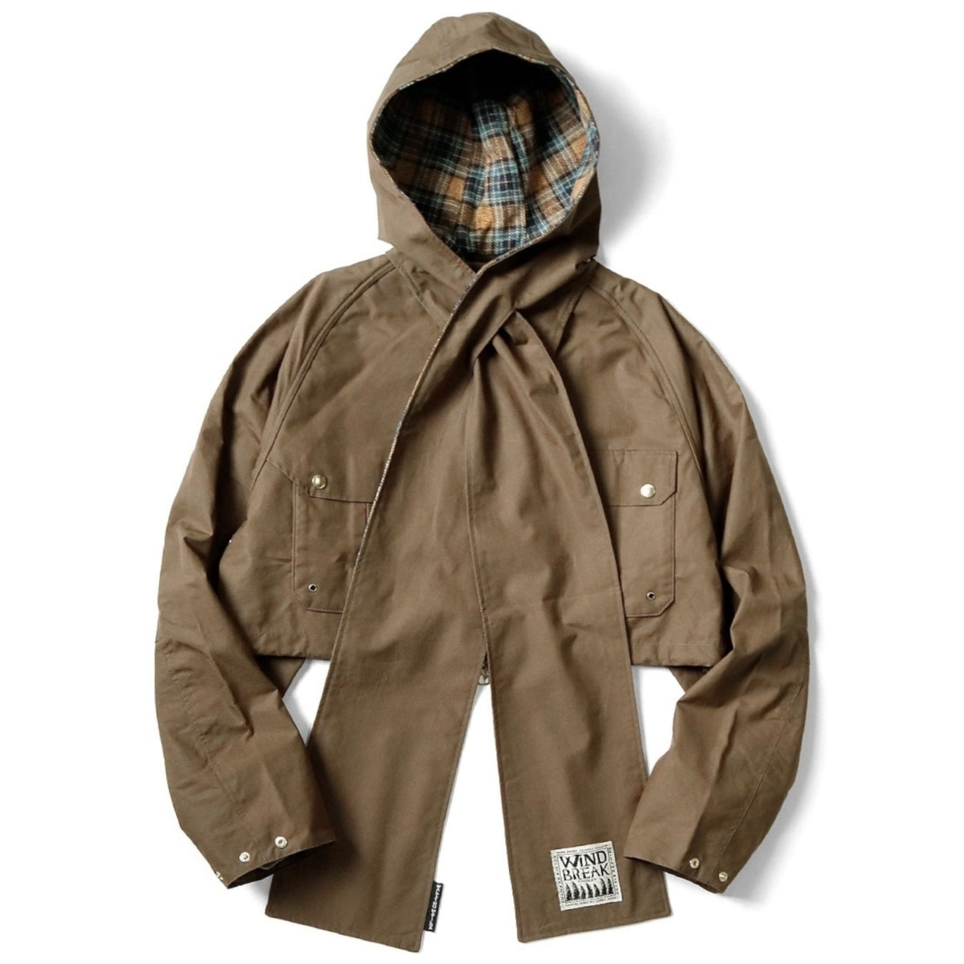 Kapital Cotton Weather Oil-Coated Rabbit Gale Parka