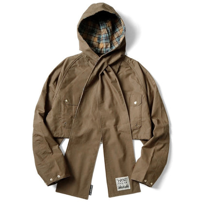 Kapital Cotton Weather Oil-Coated Rabbit Gale Parka