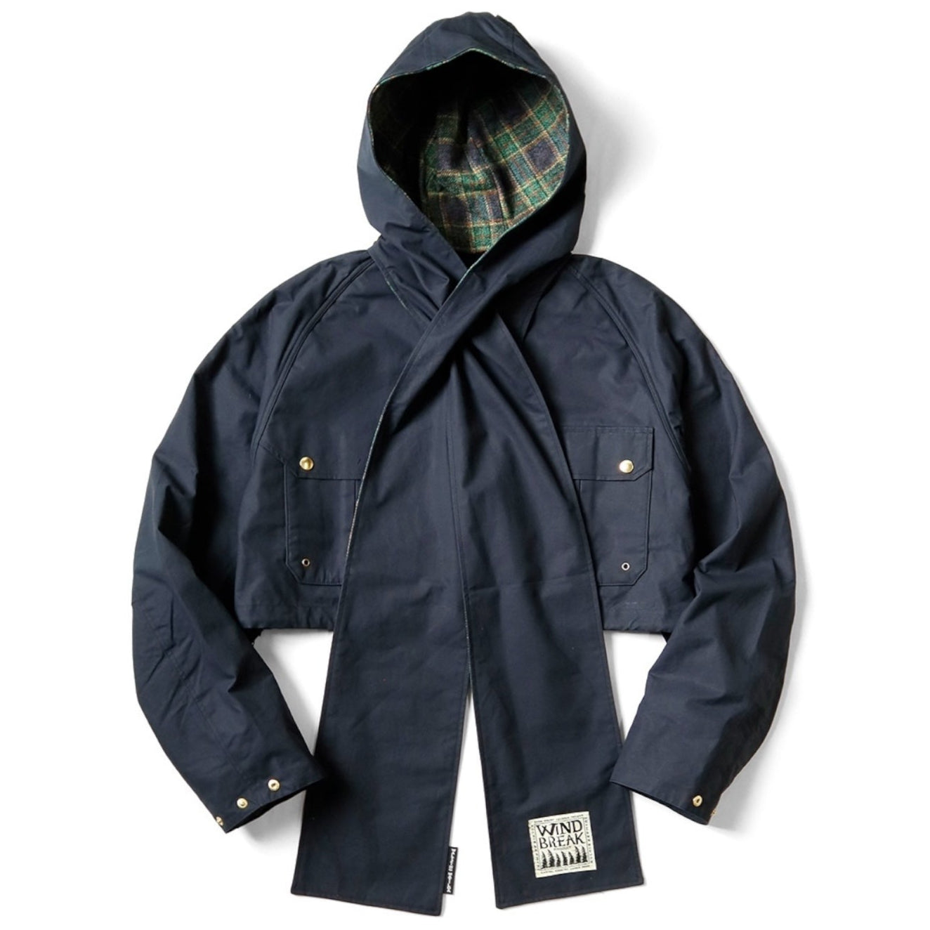 Kapital Cotton Weather Oil-Coated Rabbit Gale Parka