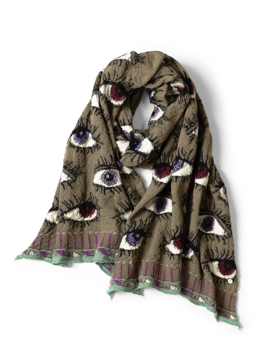 Kapital Felted Wool Speakeasy Muffler Scarf