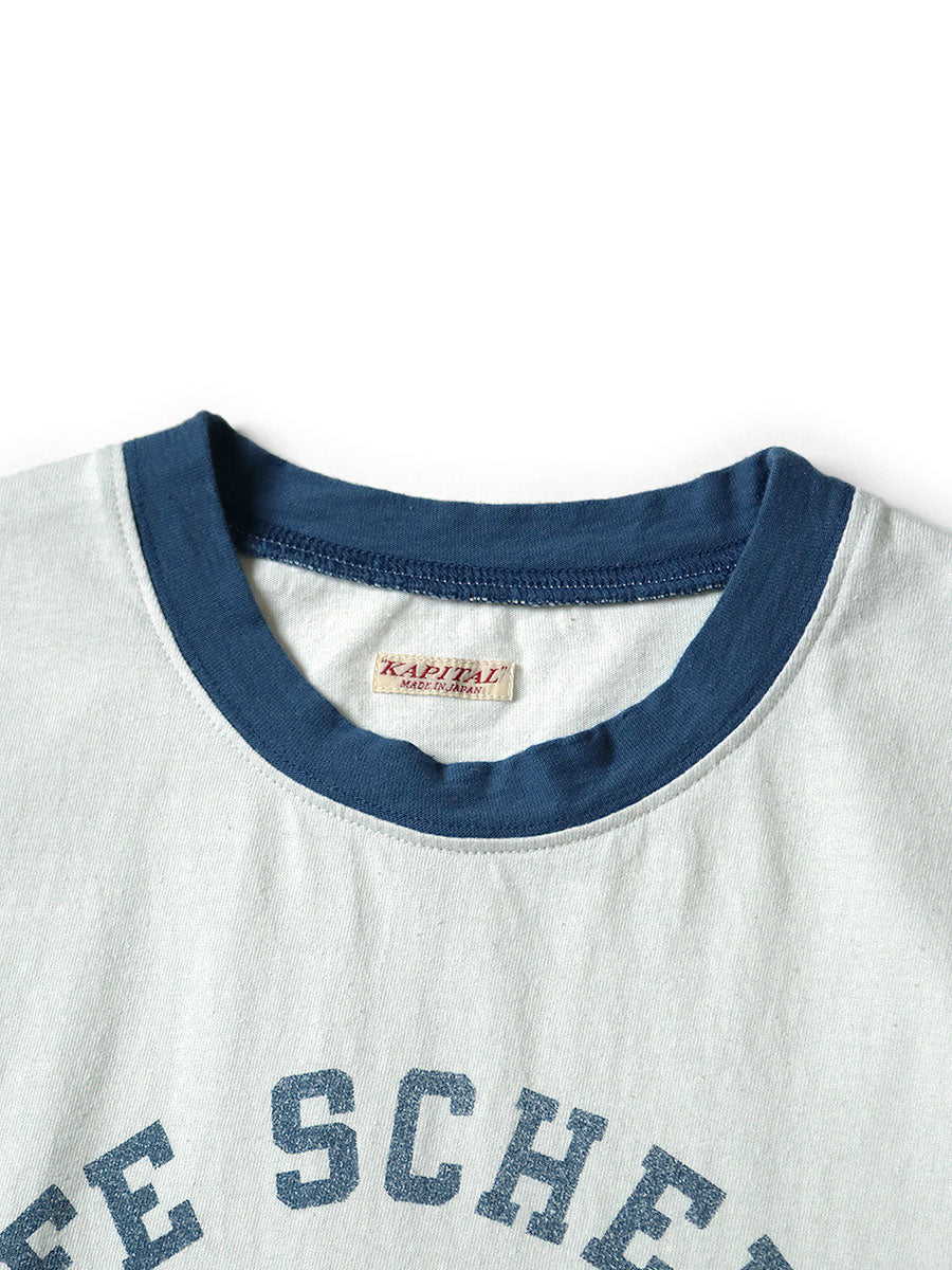 Kapital Tenjiku Ringer T-Shirt (College Catpital Print)