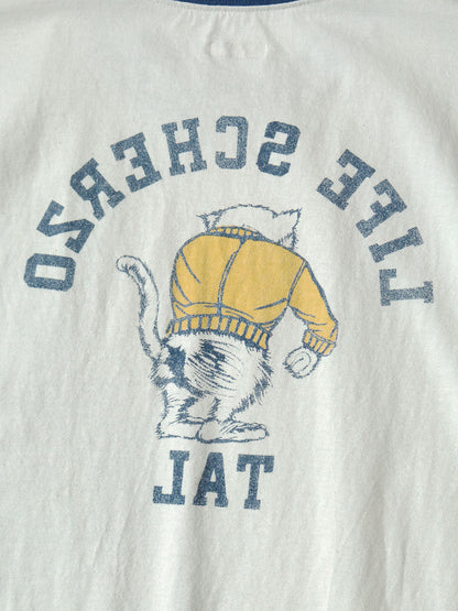 Kapital Tenjiku Ringer T-Shirt (College Catpital Print)