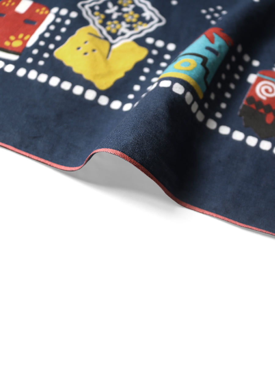 Kapital Fastcolor Selvedge Bandana (Kachina & Peckish Rainbowy)