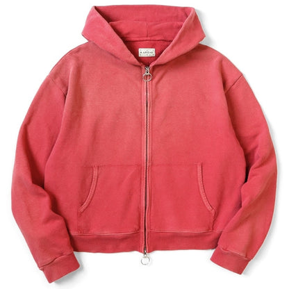 Kapital Fleece Zip Up Gym Hoodie