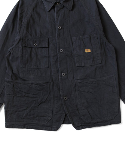 Kapital 10oz Black x Black Denim Cactus Coverall