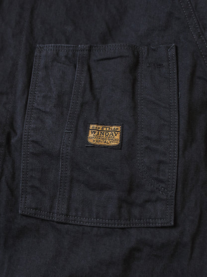 Kapital 10oz Black x Black Denim Cactus Coverall