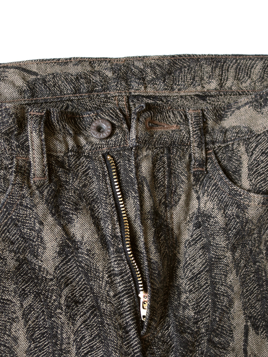Kapital 12oz Magpie Feather Denim 5P Apron-Okabellbo