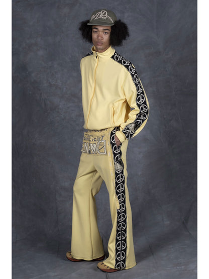 Kapital Smooth Jersey TH.DD Flare Track Pants