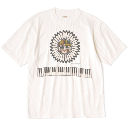 Kapital Tenjiku Crew T-Shirt (Piano & Sun Face Print)