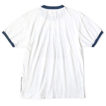 Kapital Tenjiku Ringer T-Shirt (Life Scherzo Road Sign Painter Print)