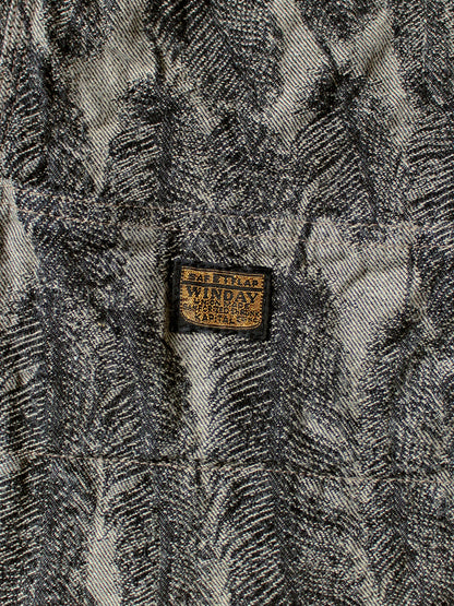 Kapital Magpie Denim Double Knee Easy Shorts