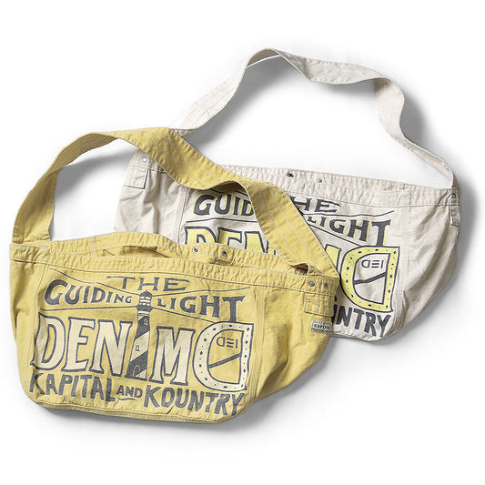 Kapital Canvas Newspaper Bag (Guiding Light Print)