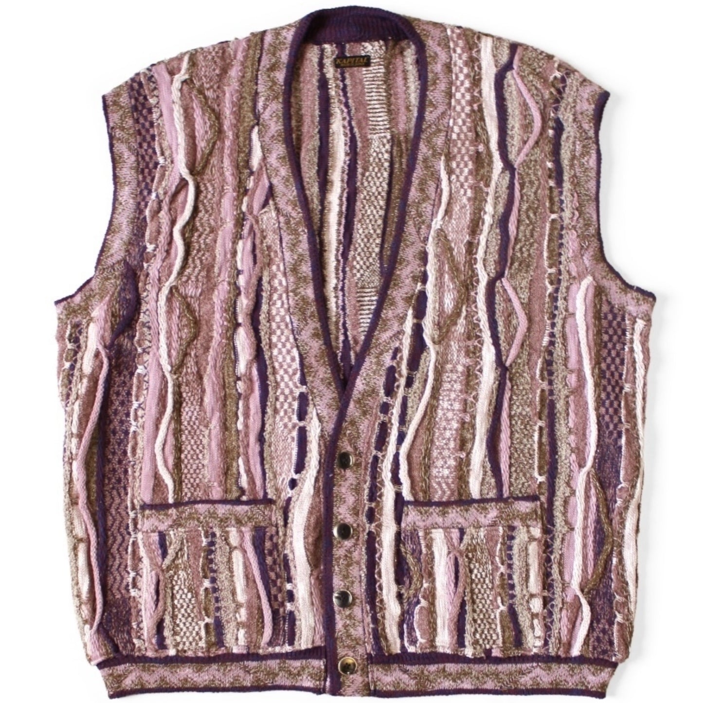 Kapital 7G Knit Gaudy Dad's Vest