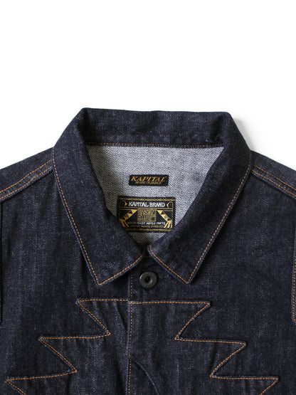 Kapital 12oz Denim Santo Domingo Thunderbird Jacket