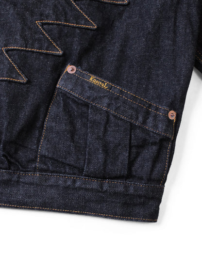 Kapital 12oz Denim Santo Domingo Thunderbird Jacket