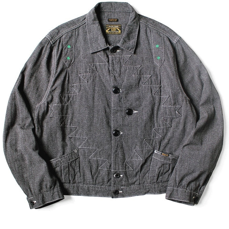 Kapital Heather Chambray Santo Domingo Thunderbird Jacket