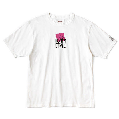 Kapital Jersey Crew T-Shirt (Peckish Kapital Print)