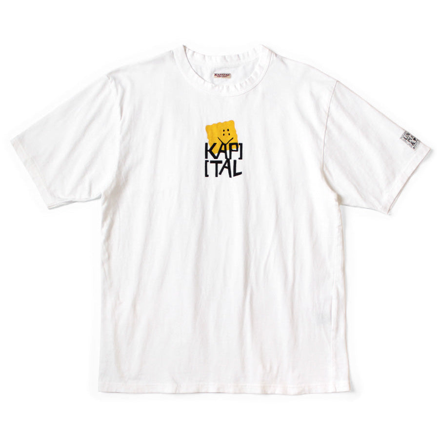 Kapital Jersey Crew T-Shirt (Peckish Kapital Print)