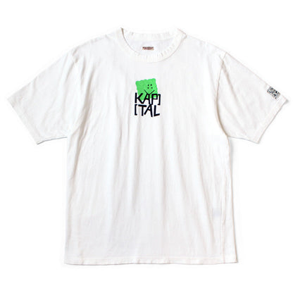 Kapital Jersey Crew T-Shirt (Peckish Kapital Print)