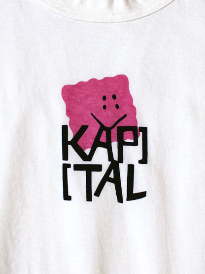 Kapital Jersey Crew T-Shirt (Peckish Kapital Print)