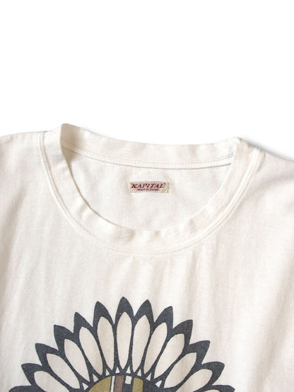Kapital Jersey Sleeveless Big Tee (Piano & Sun Face Print)