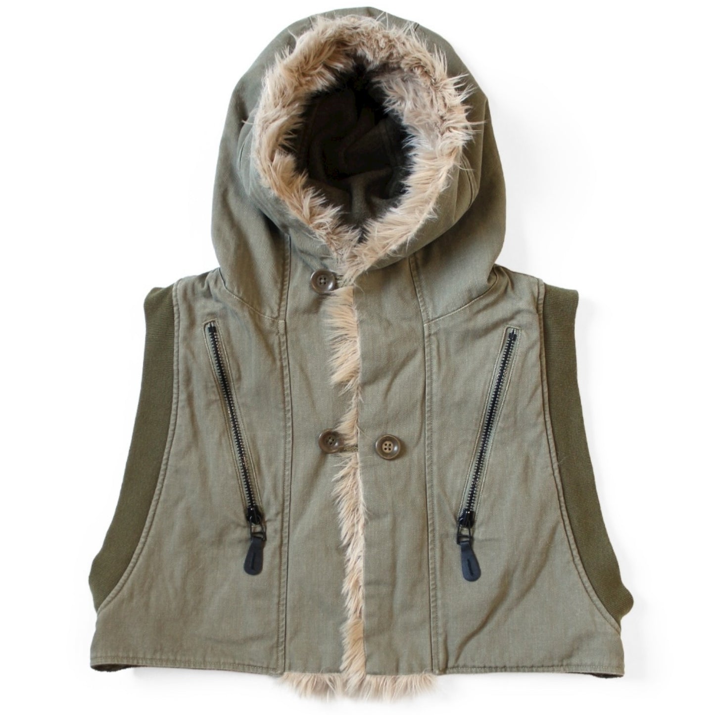 Kapital Herringbone Ring Coat Lining Hoodie