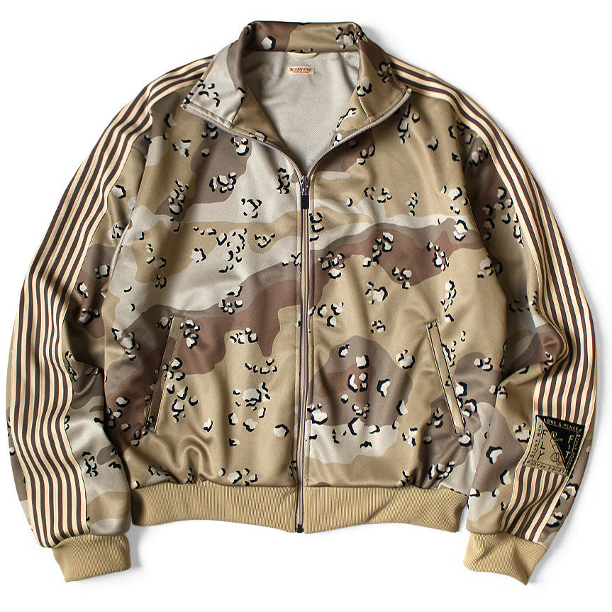 Kapital Smooth Jersey Chocolate Chip Camouflage Track Jacket