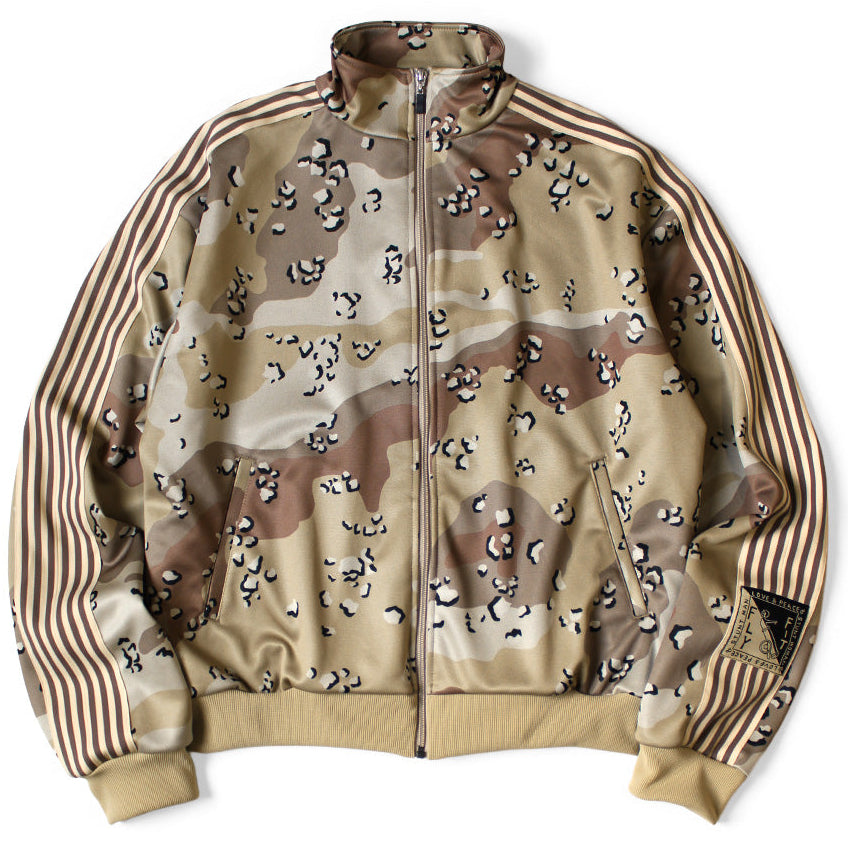 Kapital Smooth Jersey Chocolate Chip Camouflage Track Jacket