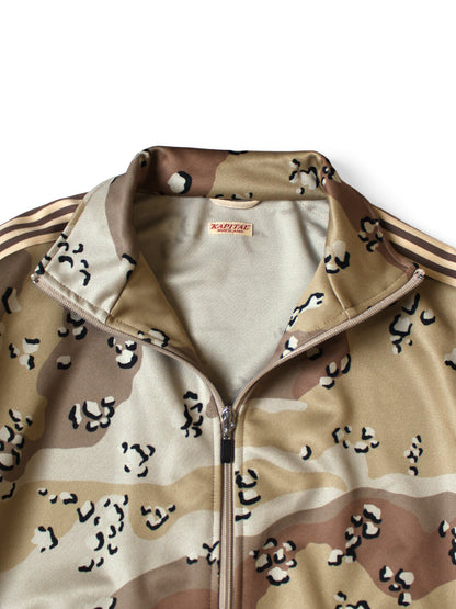 Kapital Smooth Jersey Chocolate Chip Camouflage Track Jacket