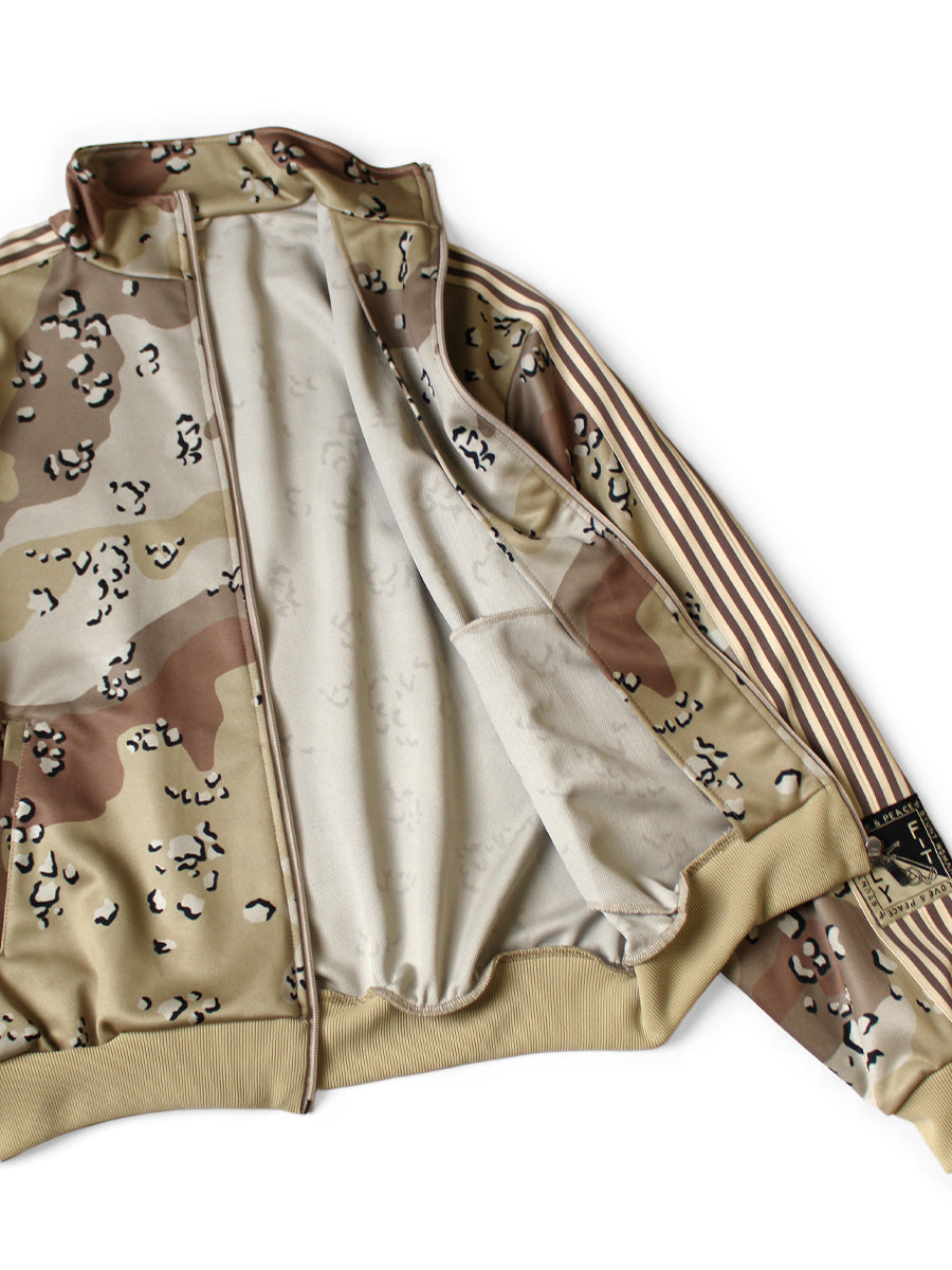 Kapital Smooth Jersey Chocolate Chip Camouflage Track Jacket