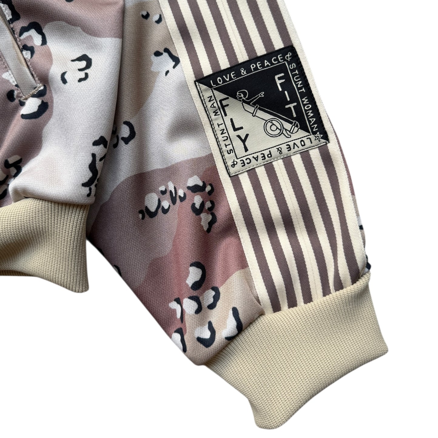 Kapital Smooth Jersey Chocolate Chip Camouflage Track Jacket