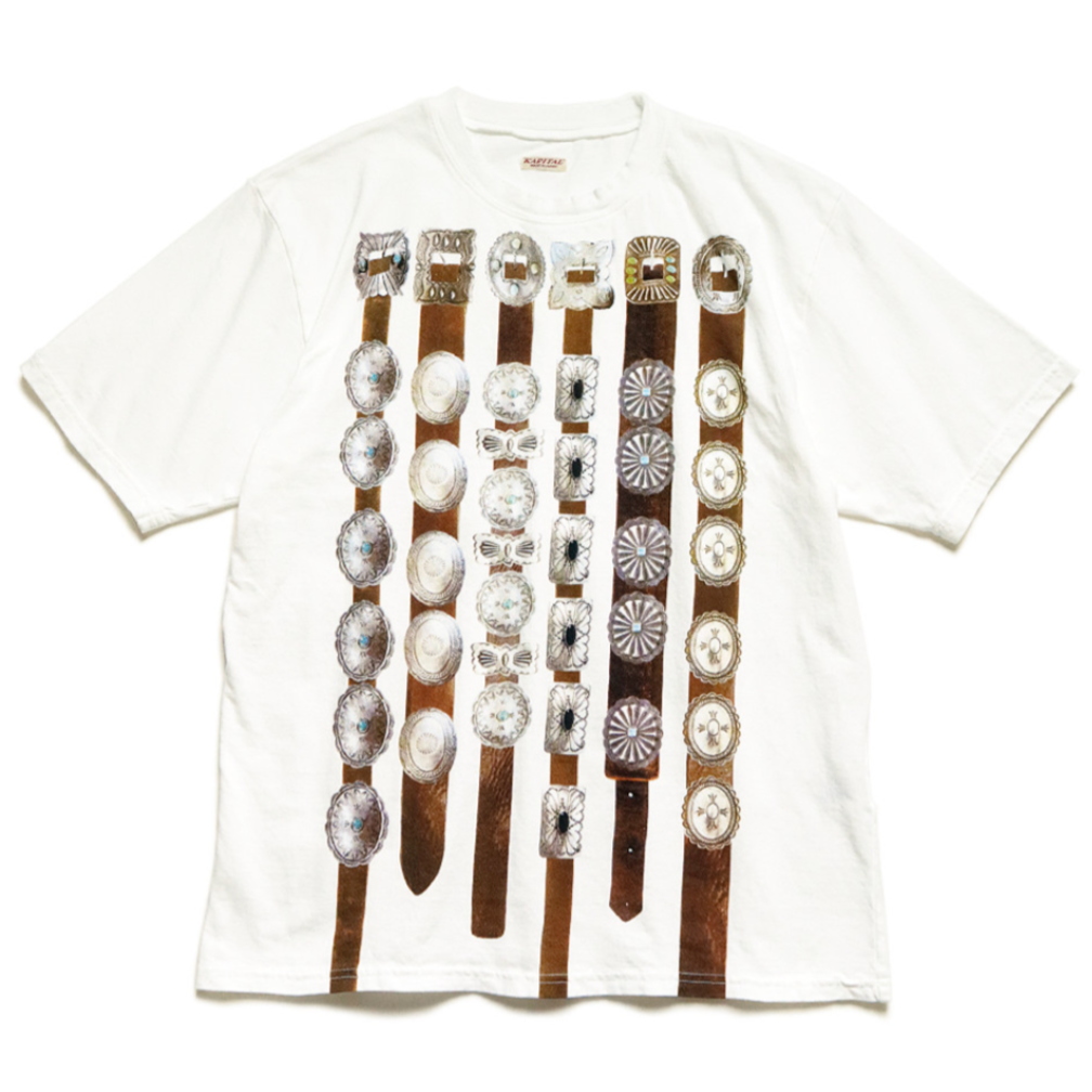 Kapital T-Shirt Crew T (Curtain Concho Print)