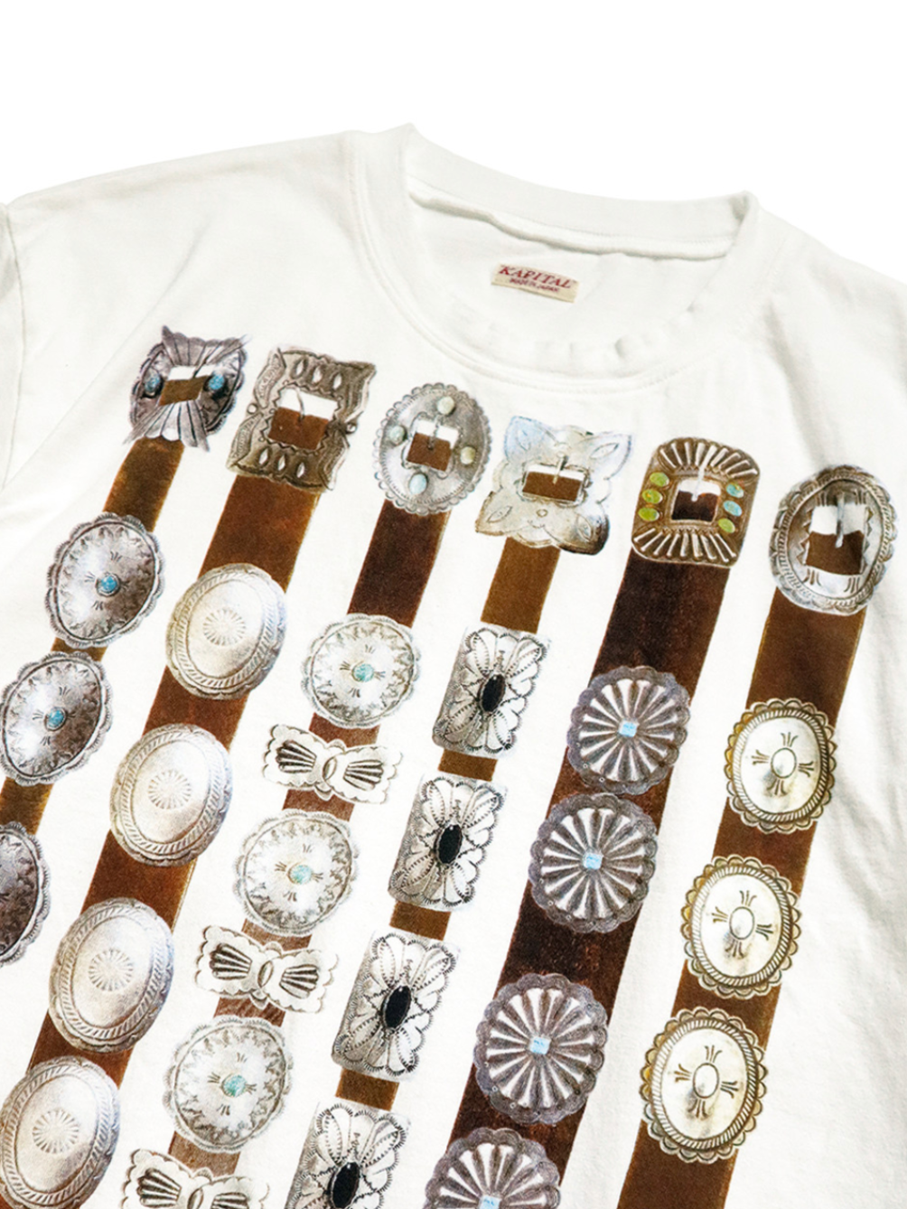 Kapital T-Shirt Crew T (Curtain Concho Print)