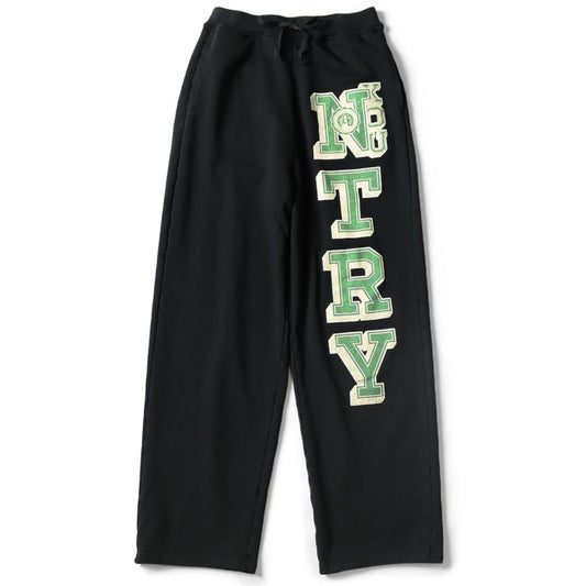 Kapital Wide Leg Fleece Sweatpants (N.TRY Print)