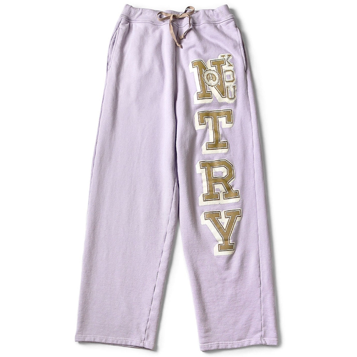 Kapital Wide Leg Fleece Sweatpants (N.TRY Print) | COJP Gallery