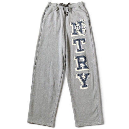 Kapital Wide Leg Fleece Sweatpants (N.TRY Print)
