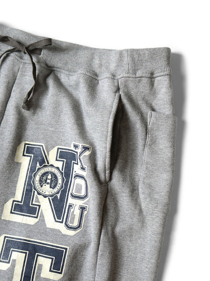Kapital Wide Leg Fleece Sweatpants (N.TRY Print)