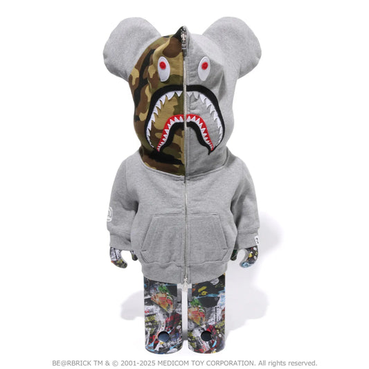 BAPE LEGACY CAMO SHARK BE@RBRICK 1000%