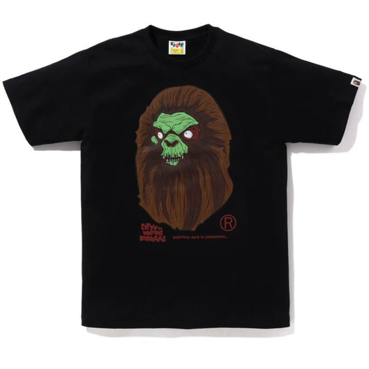 BAPE HORROR MAD FACE TEE