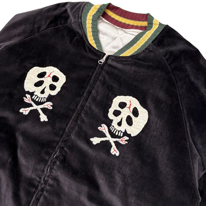 Kapital Velvet Souvenir Jacket (Rain Skull)