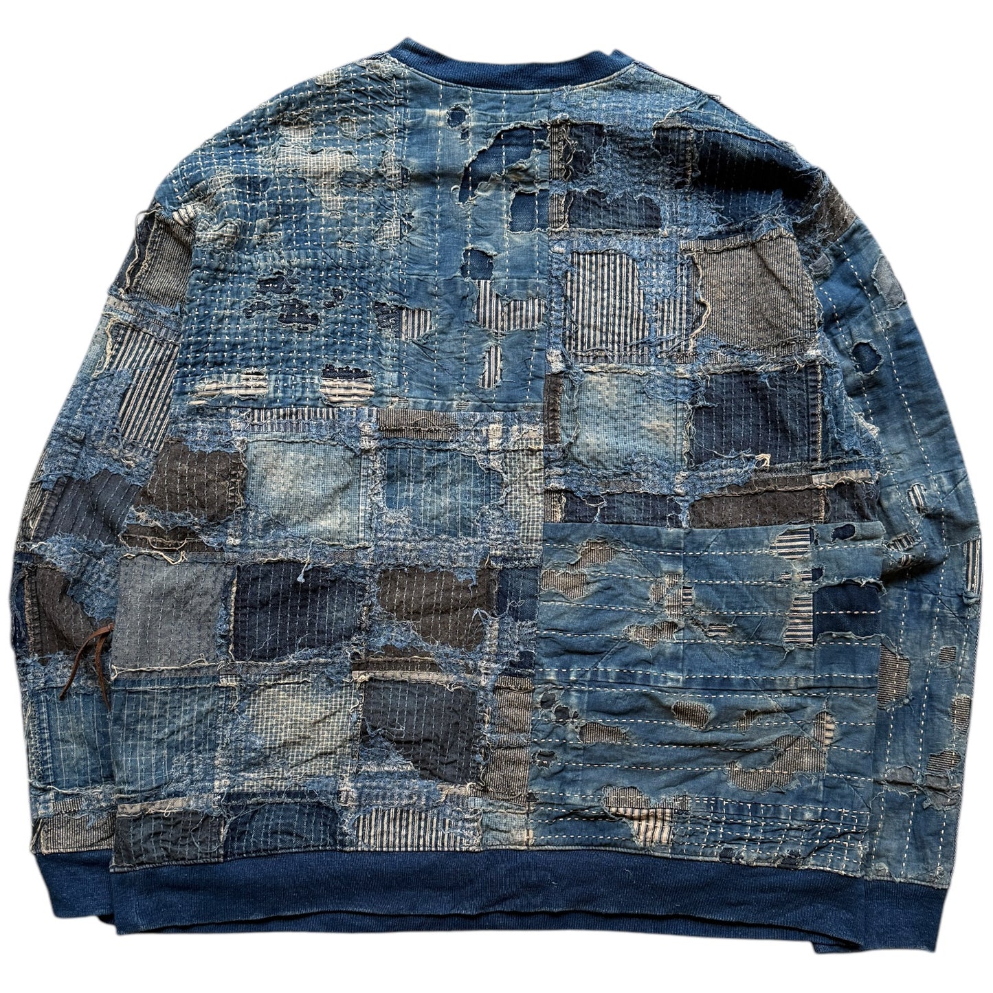 Kapital IDG Fleece X Boro 2Tone Big Sweatshirt