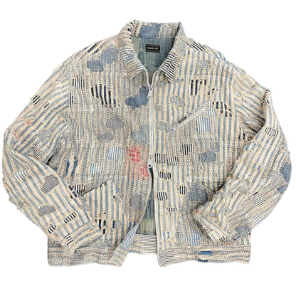 Kapital Liberty Stripe Boro Drizzler Jacket