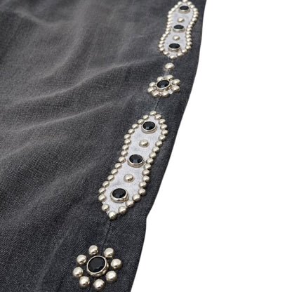 Kapital 14oz Black Denim 5-Pocket Monkey Cisco (Stud Remake) 2026