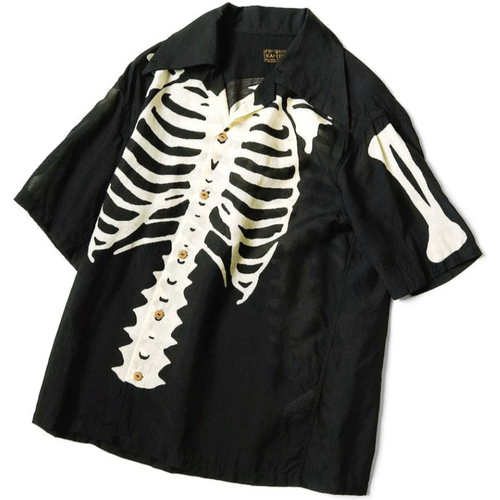 Kapital Silk Rayon Bone Aloha Shirt